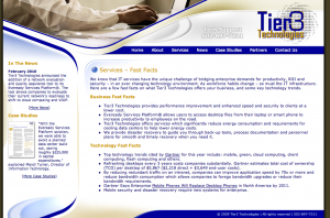 Tier3 Technologies Tier3 Technologies website